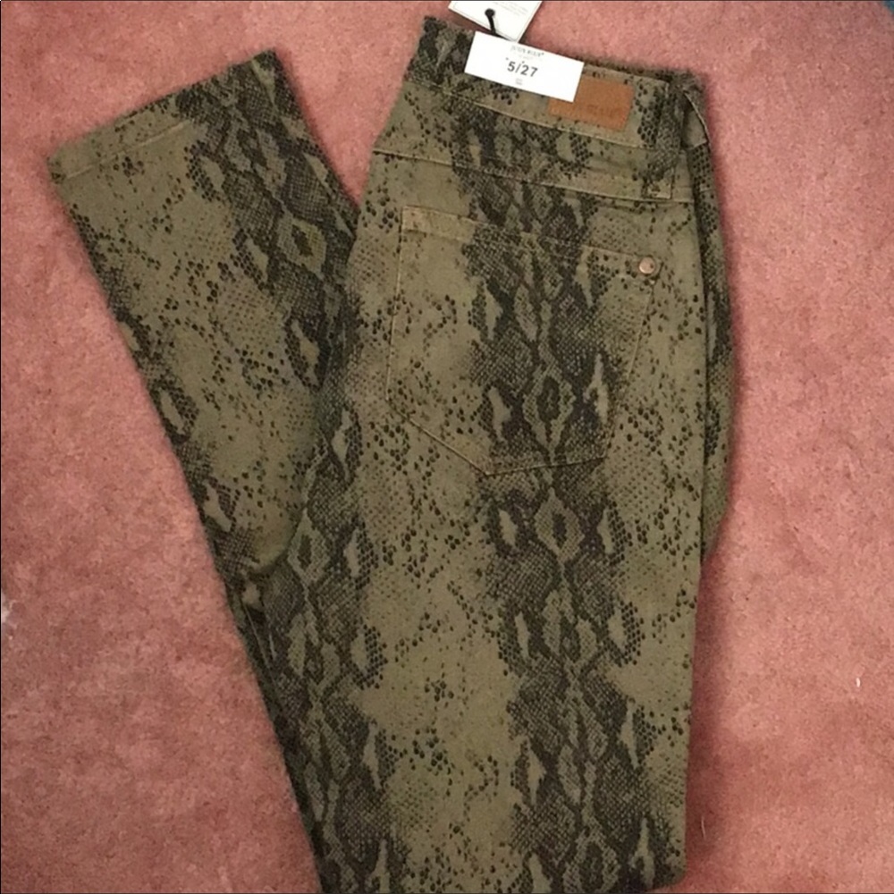 Judy blue snake mid rise skinny jeans
